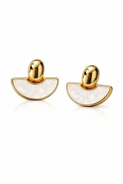 Luna Earring-Gold / Dangle / Gold-plated