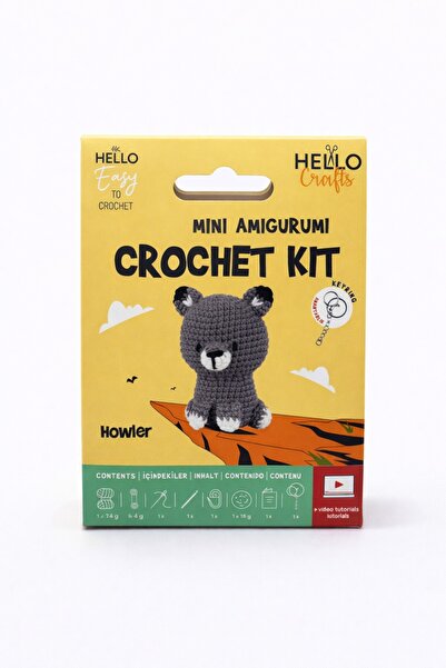 Jack Ferrero Amigurumi Kit |   Cute Wolf Knitting Set |   For Beginners |   K...