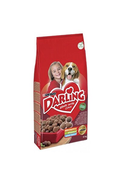 Darling Dry Dog Food Darling, Beef, Chicken & Vegetables, 15Kg