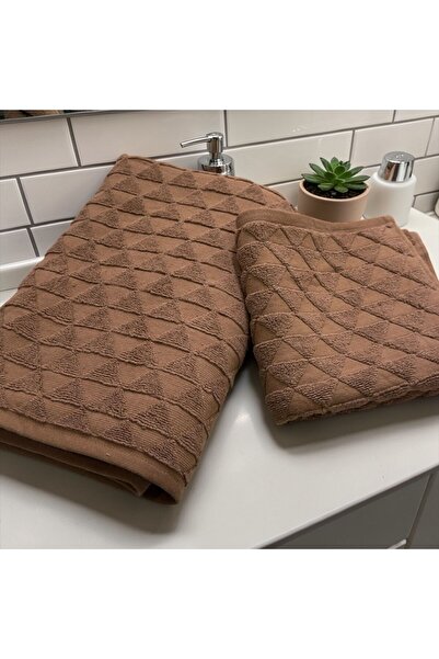 Softplus 100% Cotton Piece Bath Towel and Head Towel Set