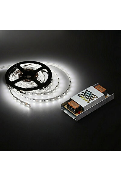 Senipa Şerit Led 5 Metre Beyaz Işık İç Mekan 3 Çipli & LED DRİVER LED TRAFOSU...