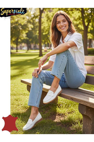 ANGEL BLUE Mocasini Dama Piele Naturala moale cu talpă joasă flexibilă