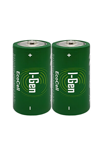 I Gen R20 Ecocell D Boy Pil 1.5V Büyük Boy Pil 2'li Paket
