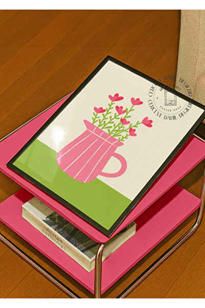 DES VU PRINT Çerçevesiz Çiçek Posteri, Pinterest Çiçek Temalı Çerçevesiz Poster