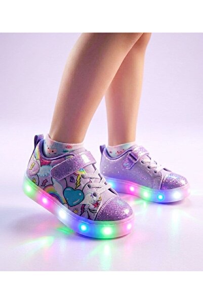 Surpie Shoes أحذية مضيئة للفتيات، أحذية كاجوال للأطفال