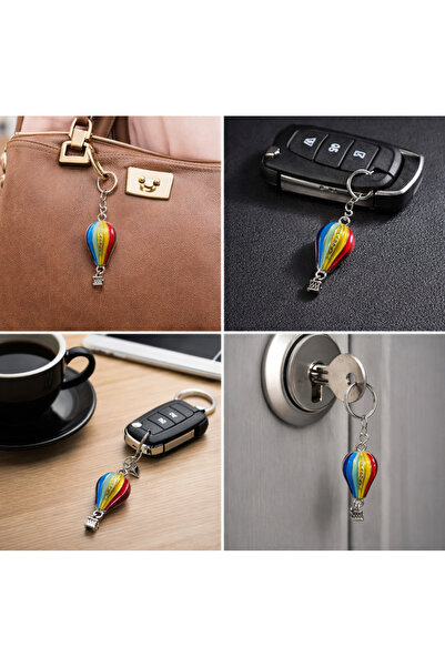 Erzi Μεταλλικό Μπαλόνι Καπαδοκίας Μπρελόκ – Πολύχρωμο Δώρο (1 Τεμάχιο)