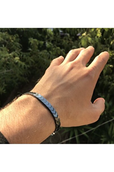 stainless steell Hematite-Like Arrow Sergeant Unisex Bracelet