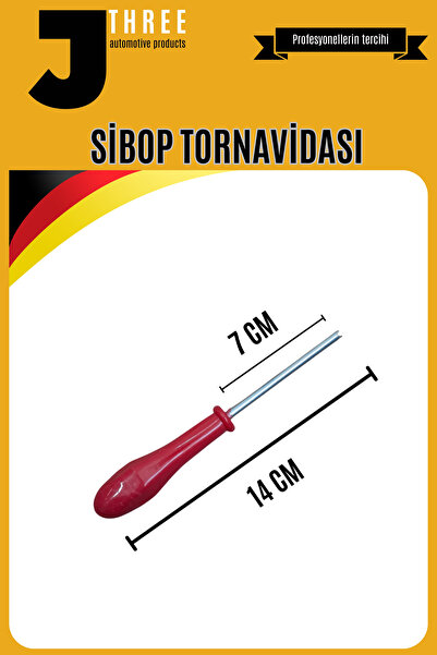 JuneThree Binek Oto Lastik Sibop Seti Tr-414 - Sibop Tamir Bakım Seti - Sibop Kapağı - Sibop Tornavidası