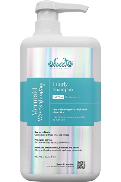 Sweet Professional Mermaid Waves Revealing Curly Shampoo 980ml