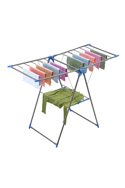 Lawazim Folding Clothes Drying Rack 2 Tier 160x60x100cm Foldable Laundry Stand