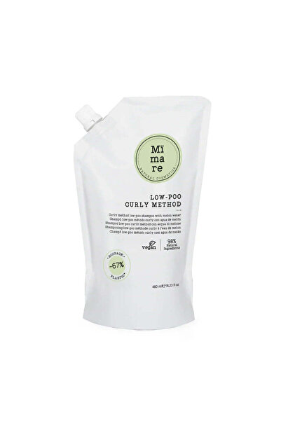 Natural Mimare Curly Method Low-Poo Shampoo for Curly Hair 480ml