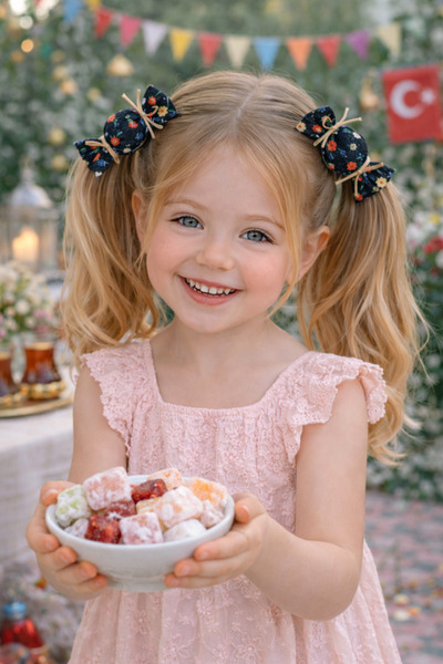 Nur Baby Set de agrafe de păr pentru fete, ediție specială de sărbătoare – Ag...