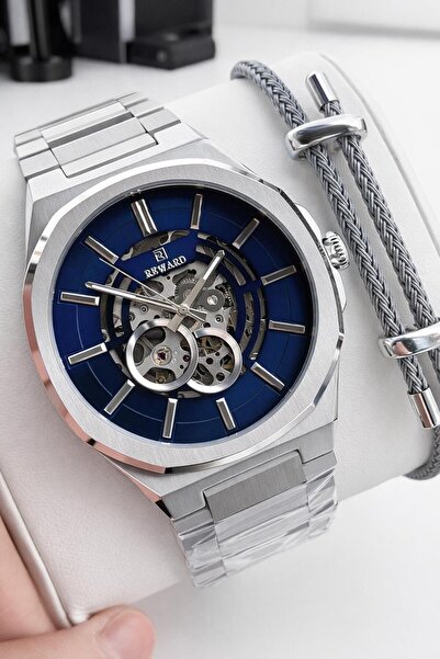 Reward Men's Wristwatch with Automatic Mechanism Italian Bracelet with 2 Year...