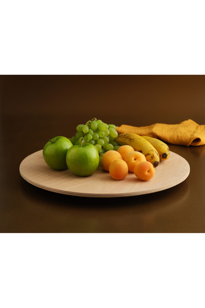 Hedisam 30 cm Wooden Rotating Presentation Board – 360 Degree Comfort and Spa...