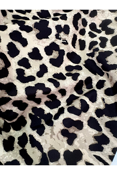 podyum baskı Waterproof Micro Leopard Printed Piece Fabric 145X100 cm Fabric