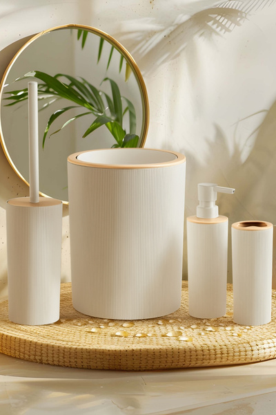 naturelove Detergent Dispenser with Sponge Holder and Liquid Soap Dispenser T...