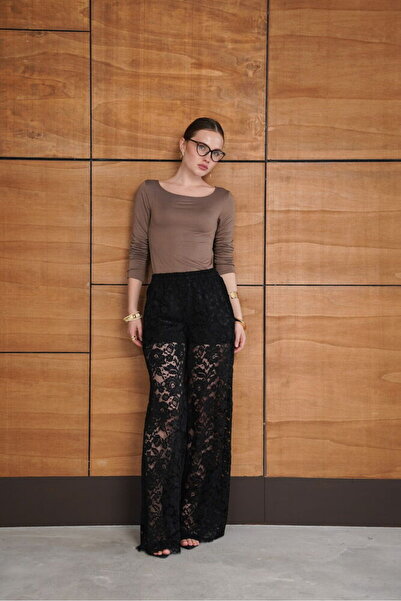 Lady Pixie Embroidered Detailed Trousers
