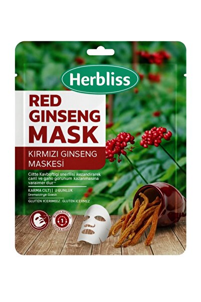 Herbliss Dermokil Red Ginseng Mask (for Combination Skin) 20 Gr