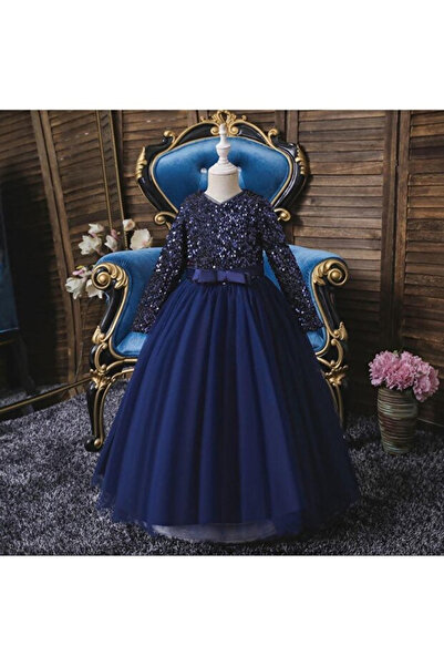 egolika kids Zara Lüks Tasarım Abiye – Uzun Kollu, Tüllü, Işıltılı ve Şık Elb...