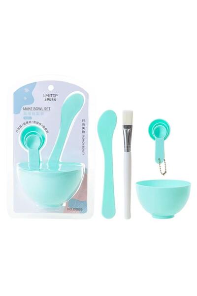 Naturachi Face Mask DIY Mixing Tool Set Green Color