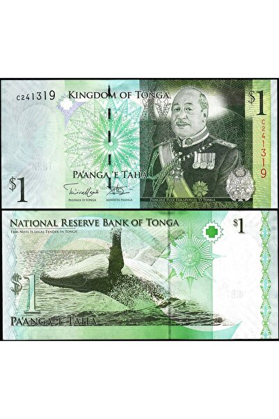 3Alp Koleksiyon TONGA 1 PA'ANGA 2008 , P#37b - Kağıt Para ÇİL (Unc) Koleksiyo...