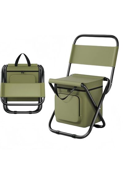 Arabest 3-in-1 Outdoor Folding Chair with 10L Insulated Bag | Lightweight, 30...