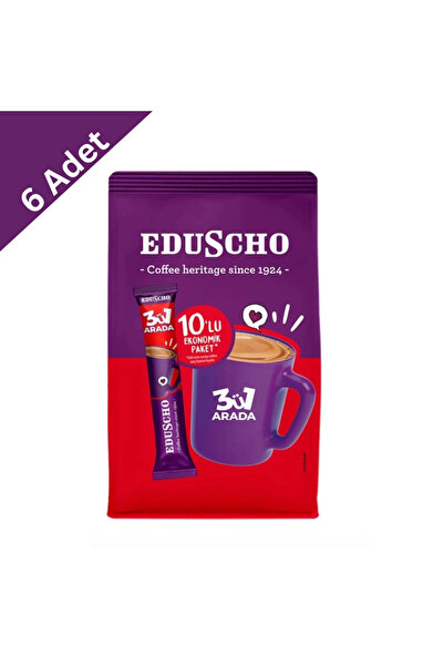 Eduscho 3’ü 1 Arada 10 x 17,5 g x 6 Paket