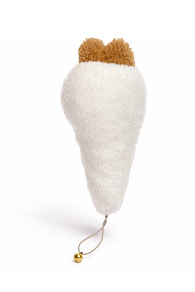 Komano Pontika Cat Toy with Bell, Catnip and Plush Rattles, Teeth Cleaner and Stress Reducer