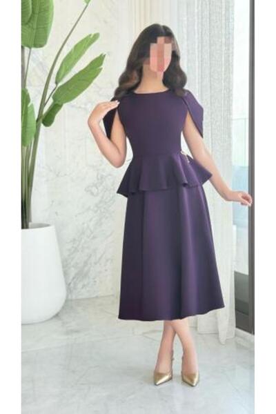 zelia Dark Purple Women's Dress