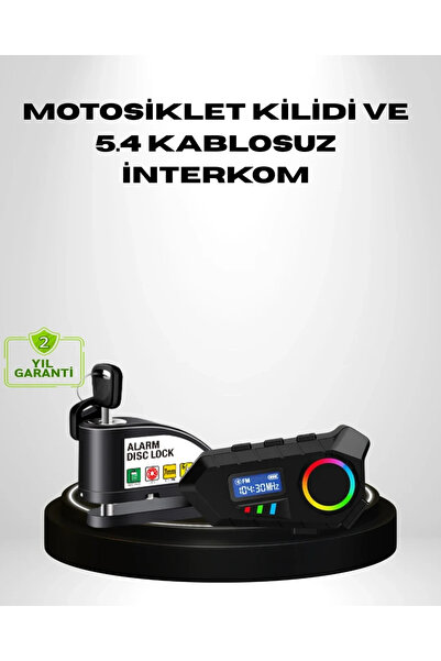 Epilons Motosiklet Ve Günlük Kullanım İçin Bluetooth Hoparlör Ve Disk Kilidi ...
