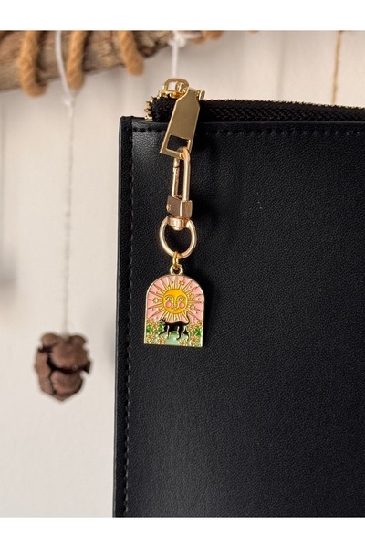 WhimsyWhite Mystical Moon Star Sun Themed Tarot Minimal Keychain , Bag Charm ...