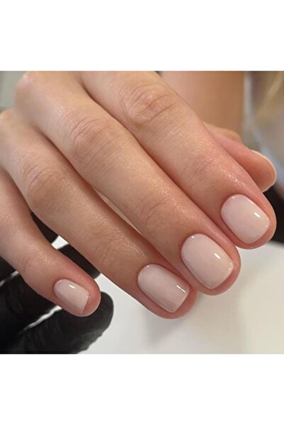 Arabest Square Press on Nails Simple Designs Light Pink Acrylic Nails Solid C...