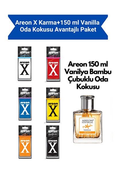 Areon X Karma+150 ml Vanilla Oda Kokusu Avantajlı Paket