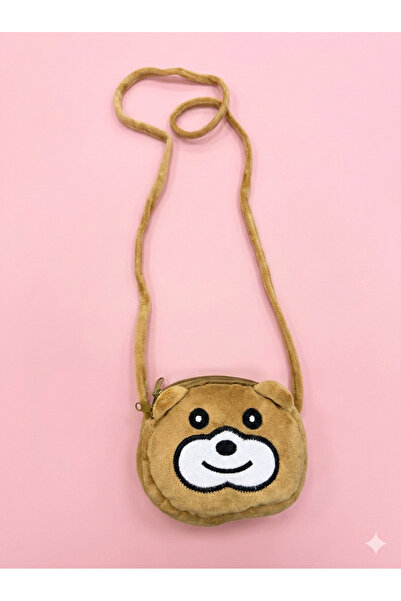 moimaaksesuar Kız Çocuk Peluş Ayıcık Omuz Çantası – Sevimli Mini Çapraz Askıl...