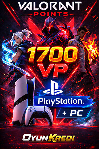 Riot Games Valorant 1700 VP | PC & PlayStation PS5