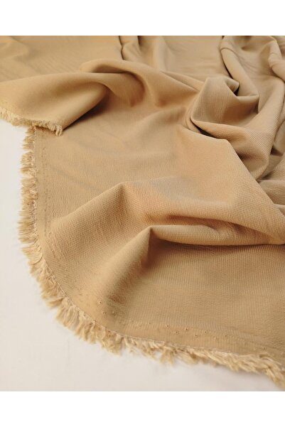 Kumaş Parça Țesătură din raion viscoză în culoarea cafelei cu nuanțe de lapte...