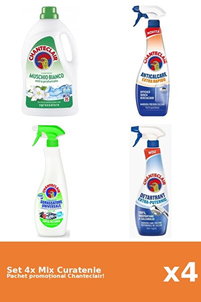 Chanteclair Set 4 Chanteclair Cleansing Mix: Lemon, Fast, Strong, White Musk