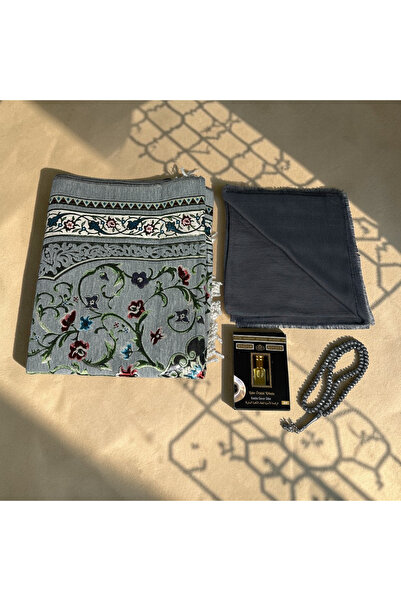 Zey-Al Color Matching Prayer Mat Set |   Scented Gift Set with Prayer Rug, Sc...