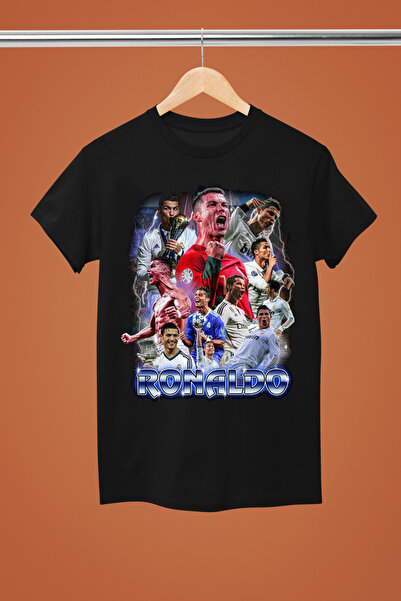MAGORS TRICOU RONALDO CR7 IMPRIMAT CU MÂNECĂ SCURTĂ, MODEL REGULAR, PACHET DE...