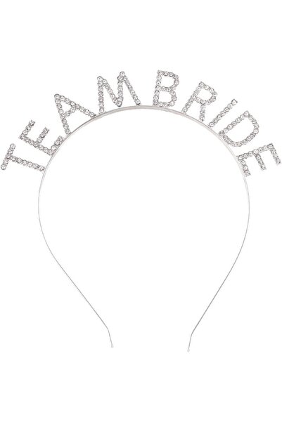 Practials Coroană de mireasă cu cristal placat cu argint 16x17 cm