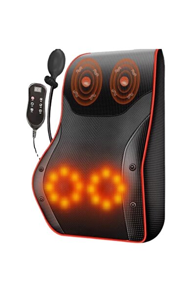 Sumkyle جهاز تدليك الظهر شياتسو مع خاصية التسخين والاهتزاز، لتخفيف آلام الأنس...