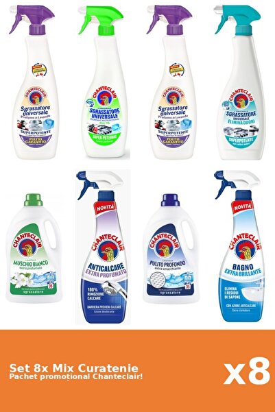 Chanteclair Set 8 Mix Curatenie Chanteclair: Lamaie, Clasic, Parfumat, Mosc A...
