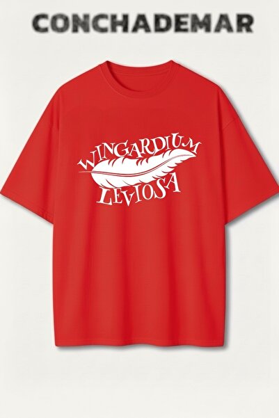 Vordevia Vingardijum Levioza Štampano Premium Oversize kroj Pamuk lu T-shirt