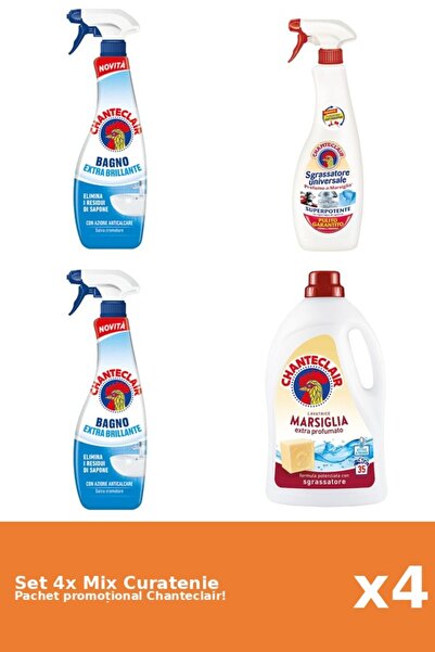 Chanteclair Set 4 Chanteclair Cleaning Mix: Classic, Marseille