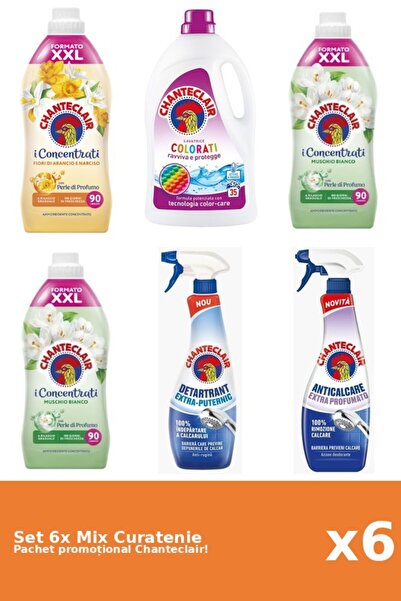 Chanteclair Set 6 Mix Curatenie Chanteclair: Portocale, Puternic, Color, Parf...
