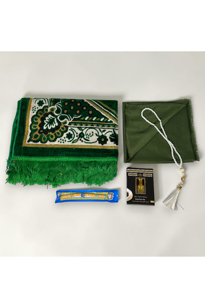 Zey-Al Set de rugăciune cu Misvak |   Set cadou cu covoraș de rugăciune, eșar...