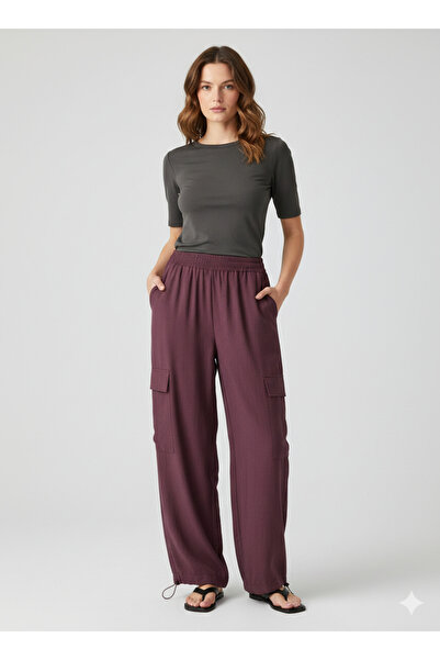 MASCARA Cargo Pocket Pants with Elastic Cuffs 3110