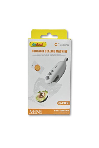 Andowl Mini Aparat Portabil de Sigilat Pungi Q-FK2 – Păstrează Alimentele Pro...