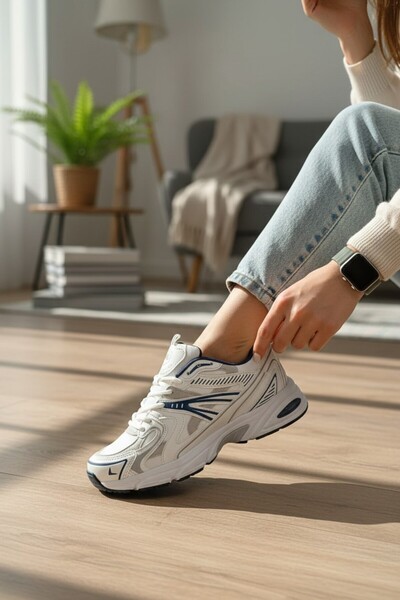 enoch Women's Orthopedic Lace-Up High Sole Walking Sports Shoes