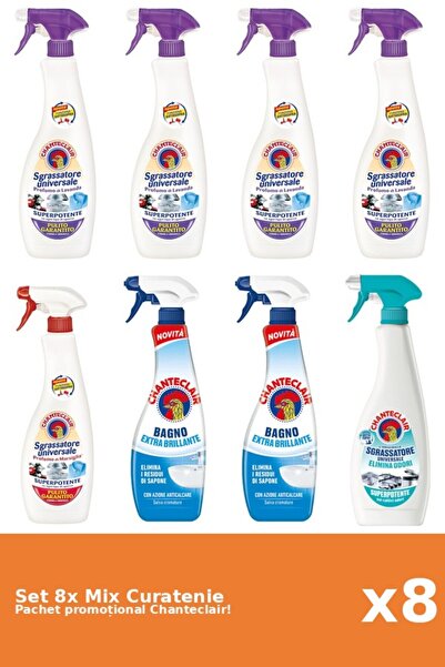 Chanteclair Set of 8 Chanteclair Cleaning Mix: Classic, White Musk, Marseille...